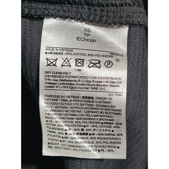 Banana Republic Skirt Womens Size XS Ribbed Gray (939) - Picture 4 of 5